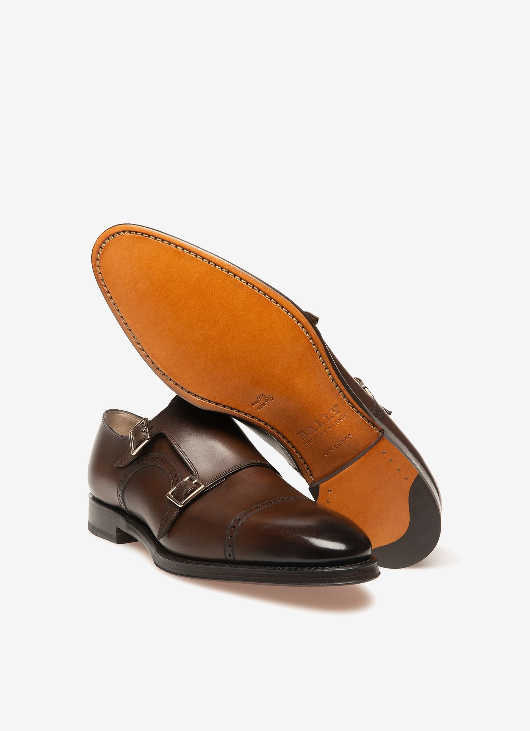 Scardino Monkstraps Aus Braunem Leder - Herren - Bally - 03