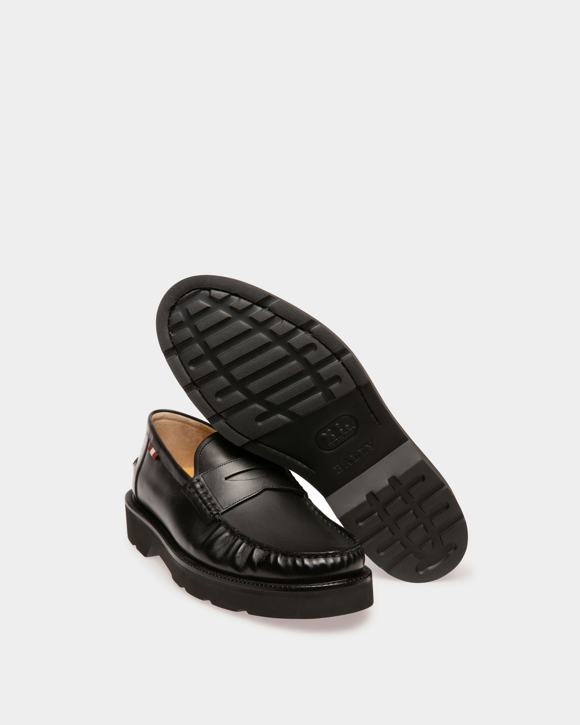 Noah Loafer Aus Schwarzem Leder - Herren - Bally - 04