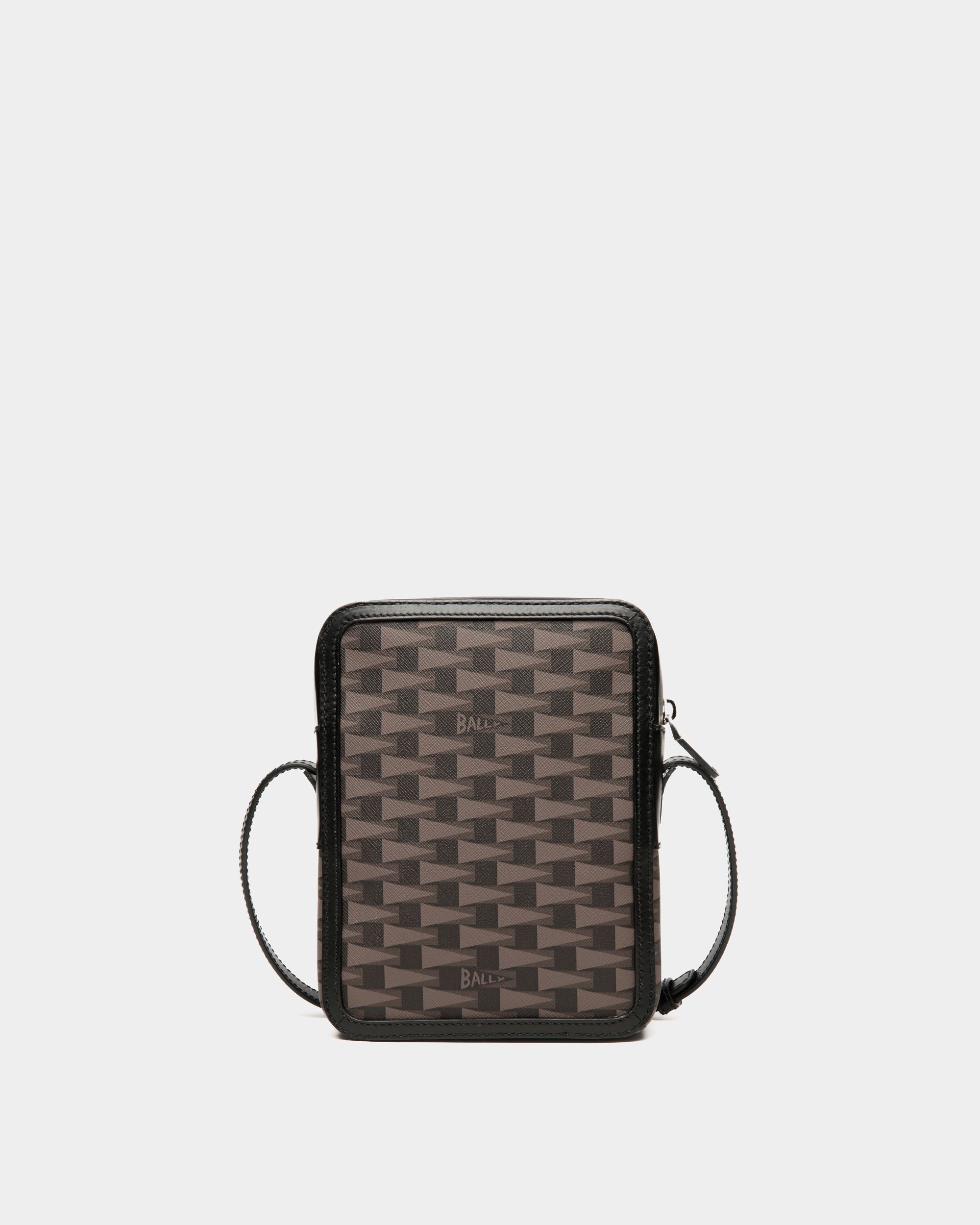 Pennant Crossbody Bag in Black Pennant Motif - Herren - Bally - 02