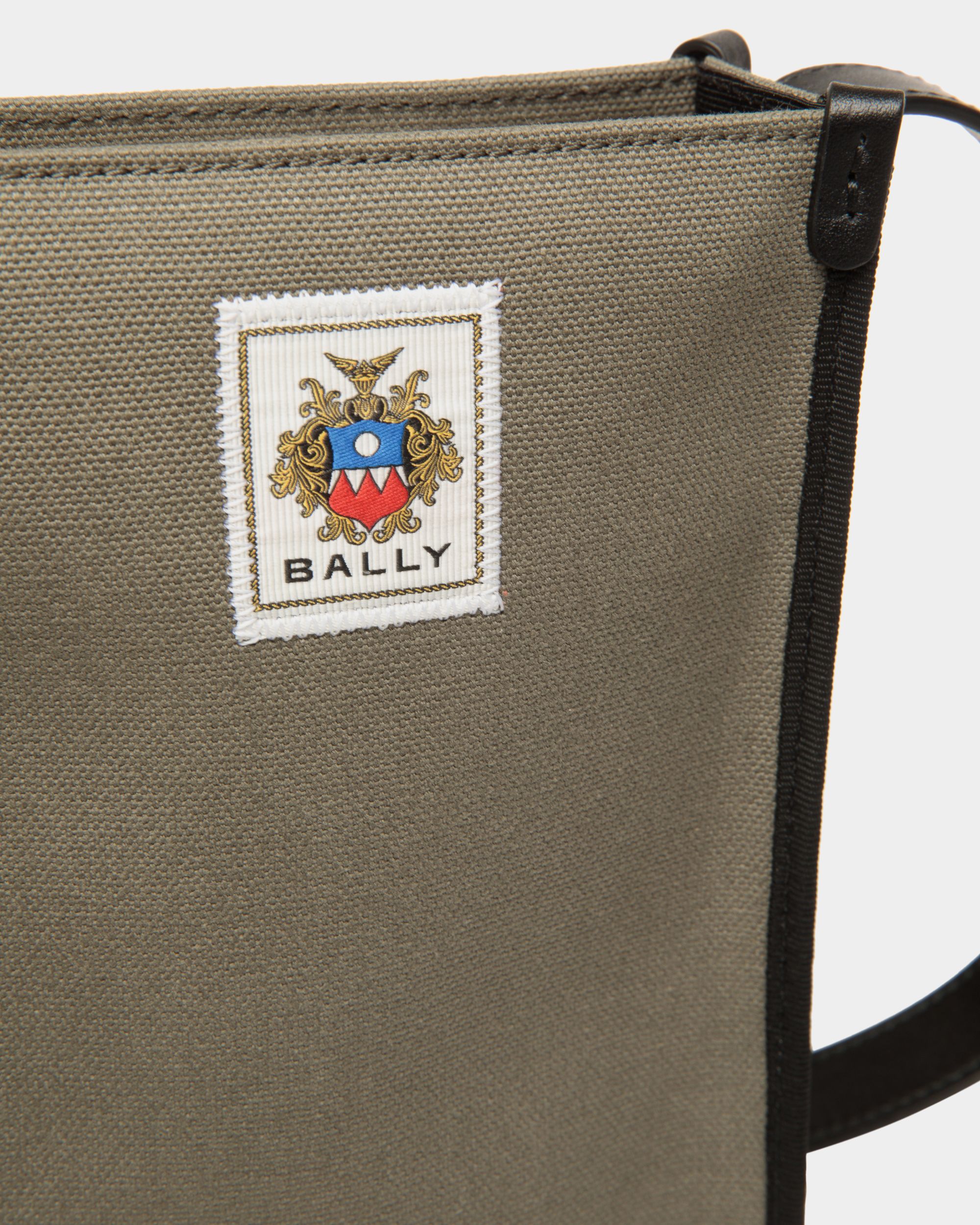 Easy Bally Umhängetasche Für Herren Aus Baumwollcanvas In Military Green - Herren - Bally - 05