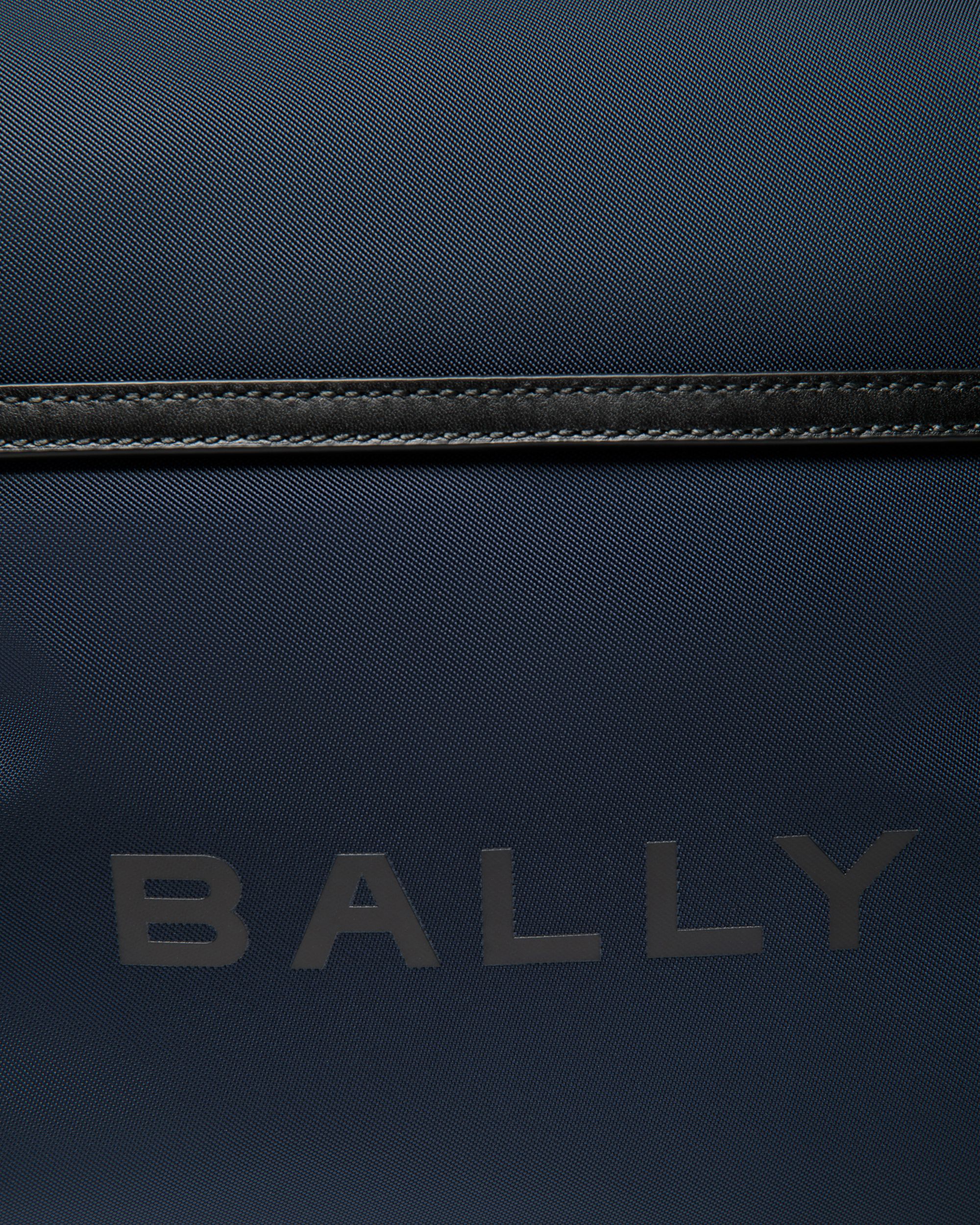 Bar Backpack in Navy Blue Nylon And Leather - Herren - Bally - 05