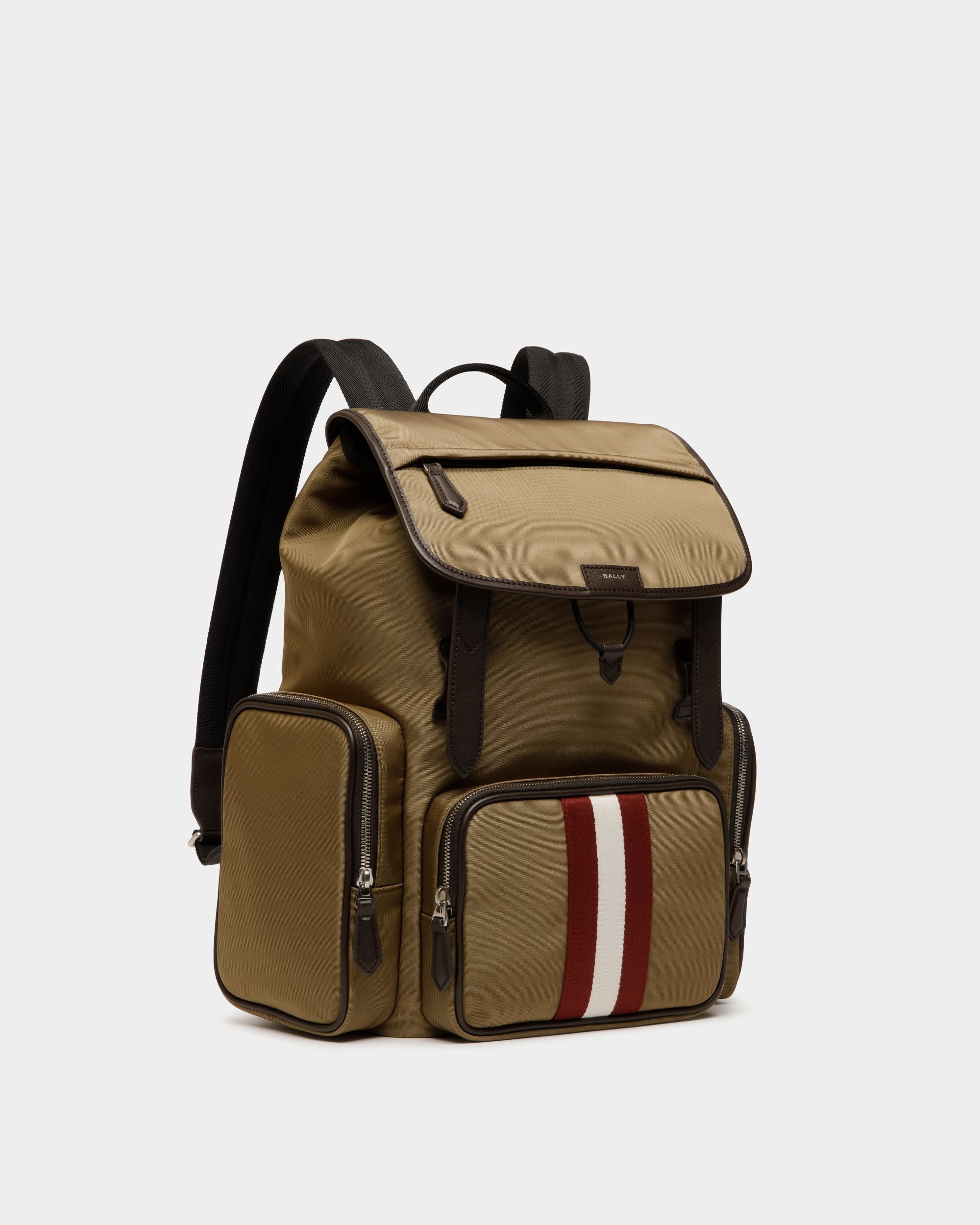 Code Rucksack Aus Nylon In Camel - Herren - Bally - 03