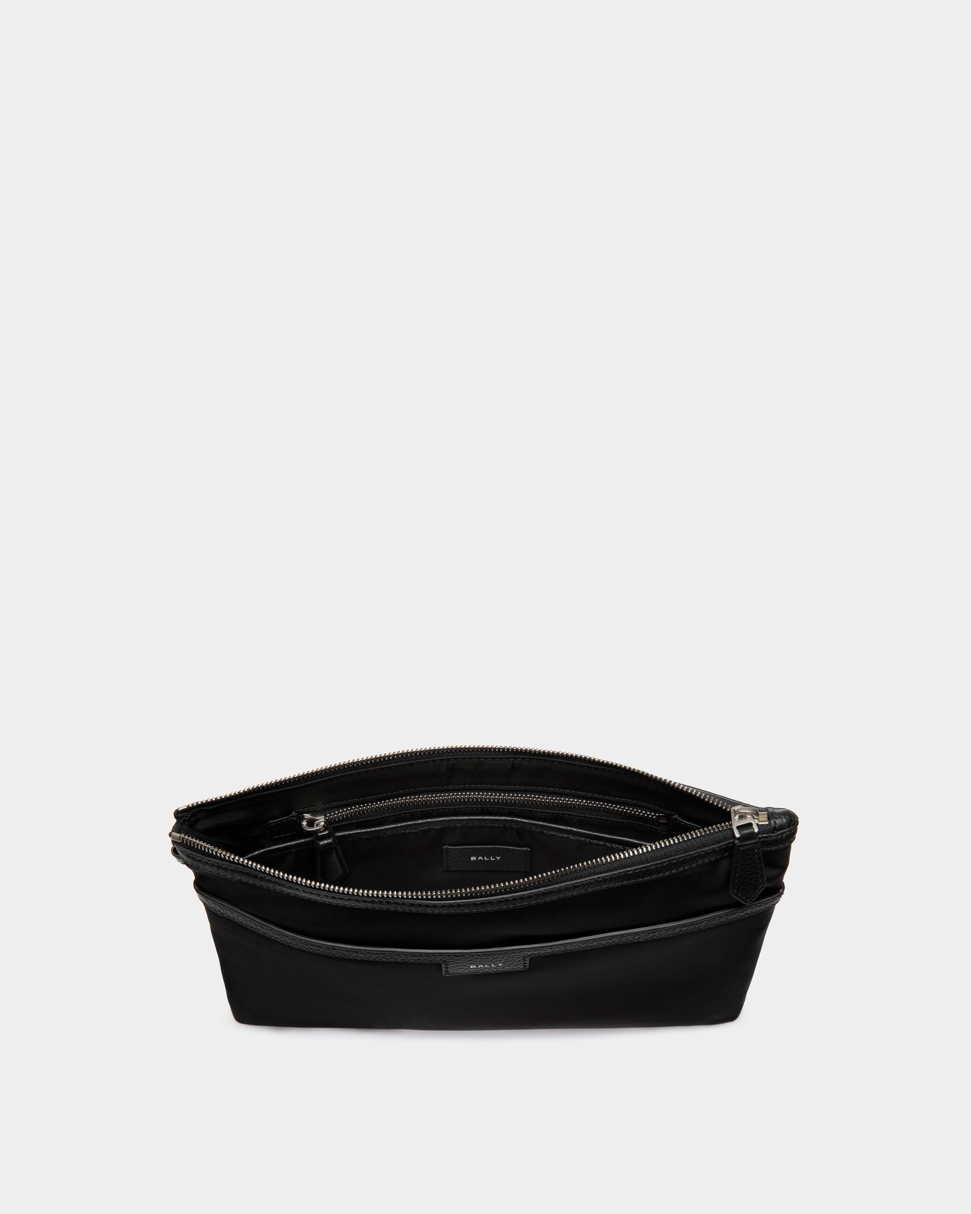 Code Pouch In Black Nylon - Herren - Bally - 03