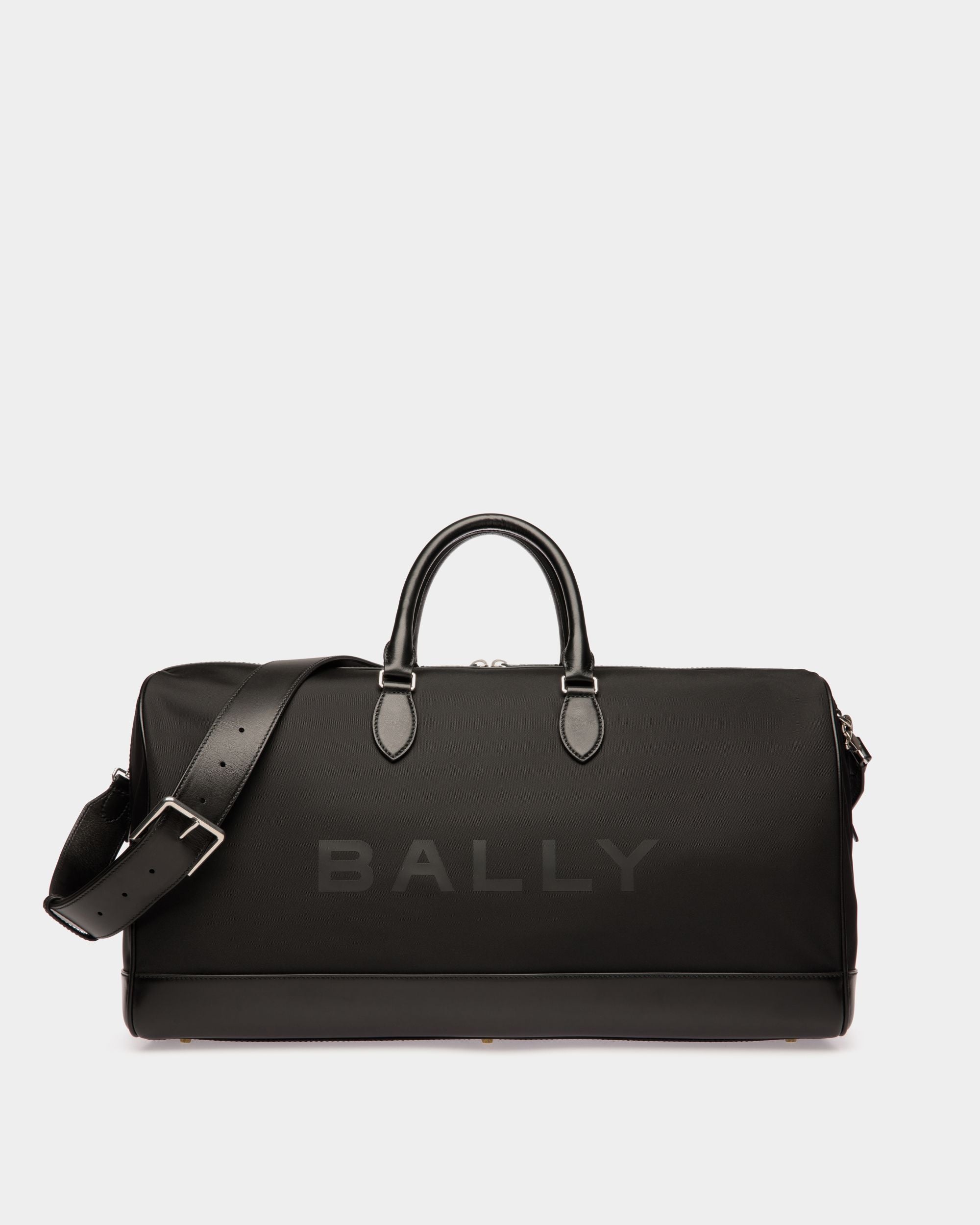 Bar Reisetasche Aus Nylon Und Leder In Schwarz - Herren - Bally - 01