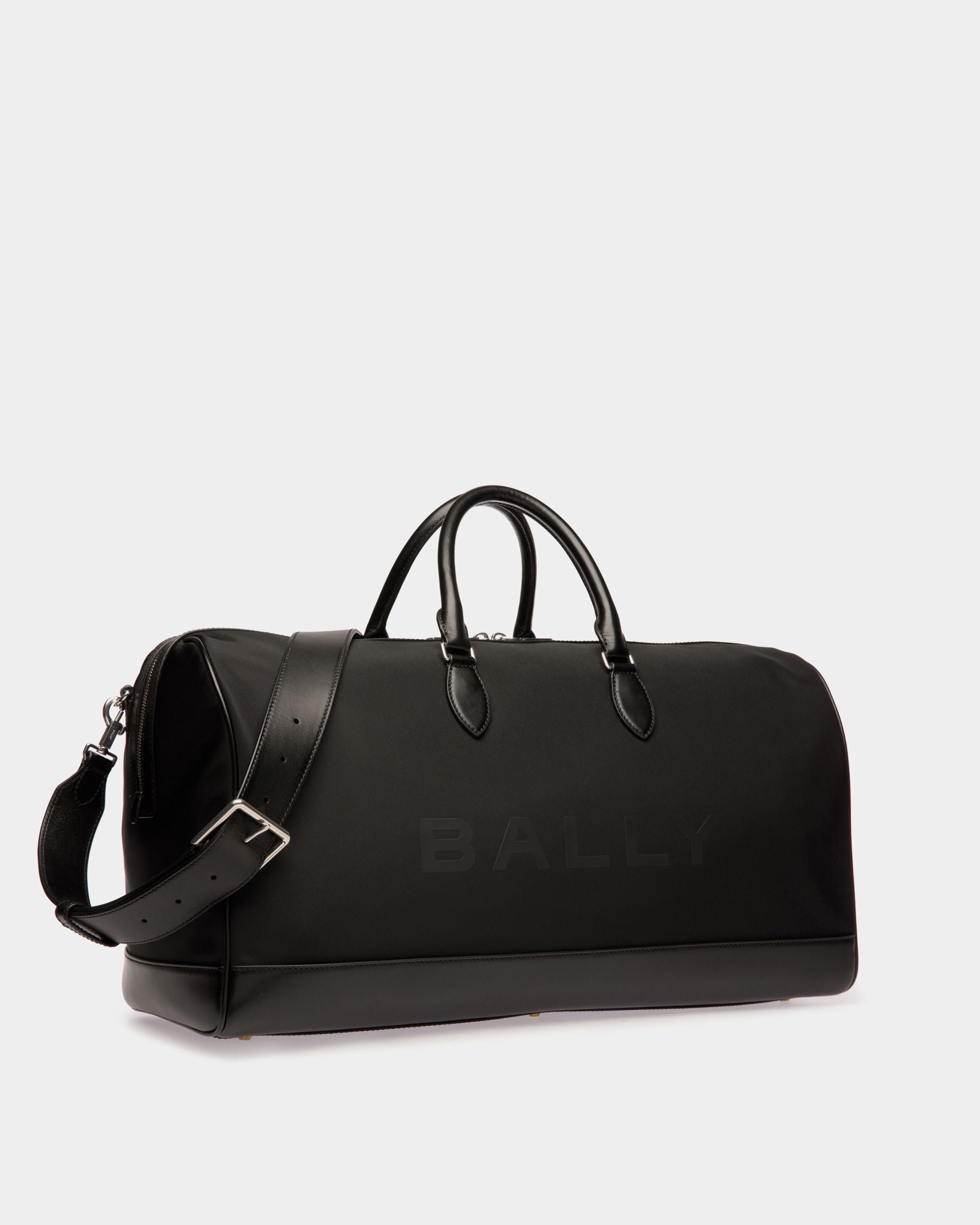 Bar Reisetasche Aus Nylon Und Leder In Schwarz - Herren - Bally - 03