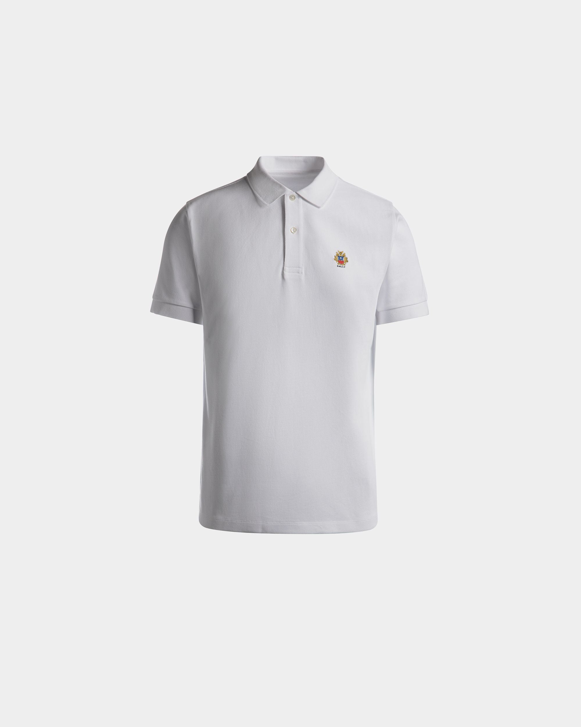 Poloshirt Aus Baumwolle In Weiß - Herren - Bally - 01