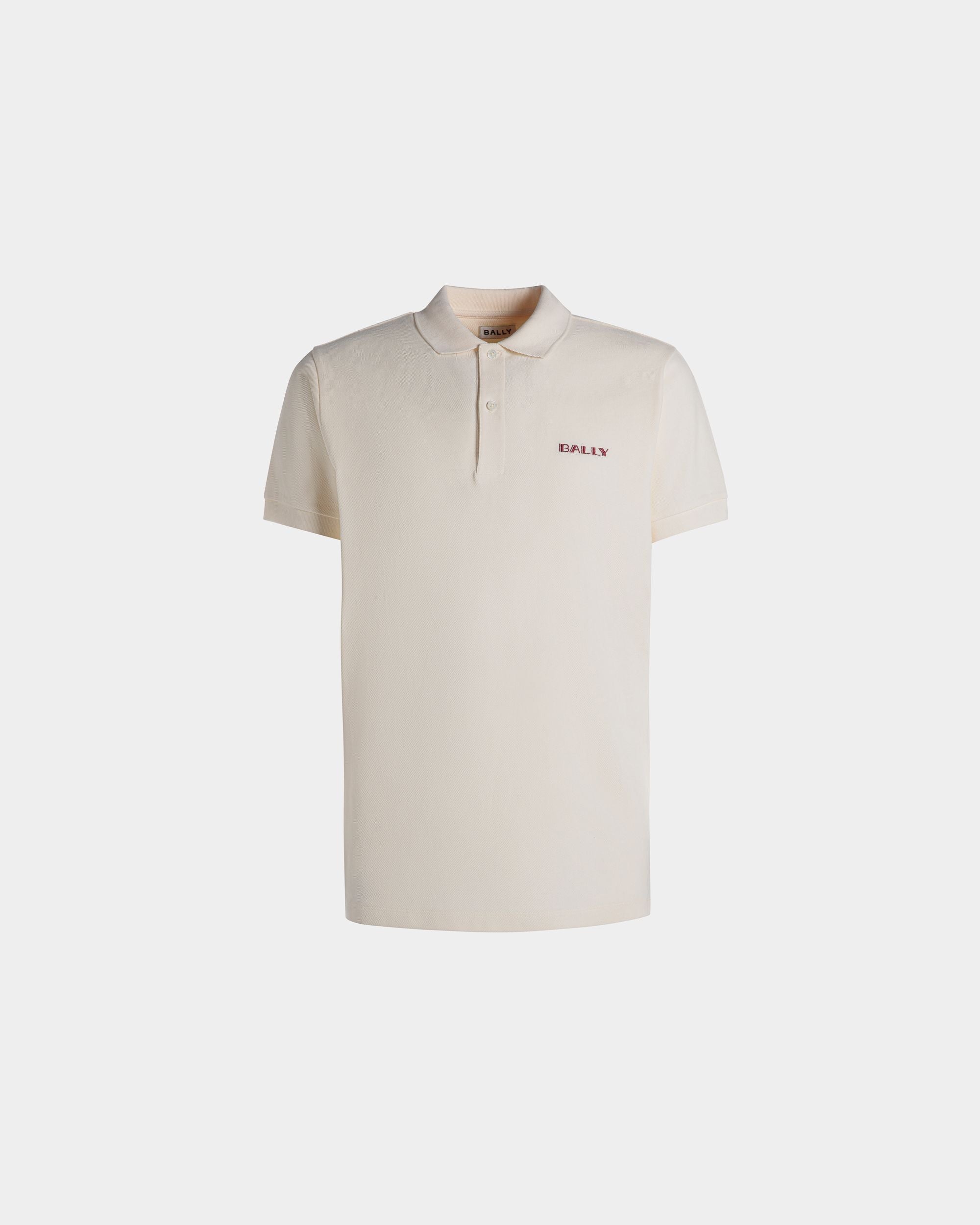 Summer Capsule Poloshirt Aus Weißer Baumwolle - Herren - Bally - 01