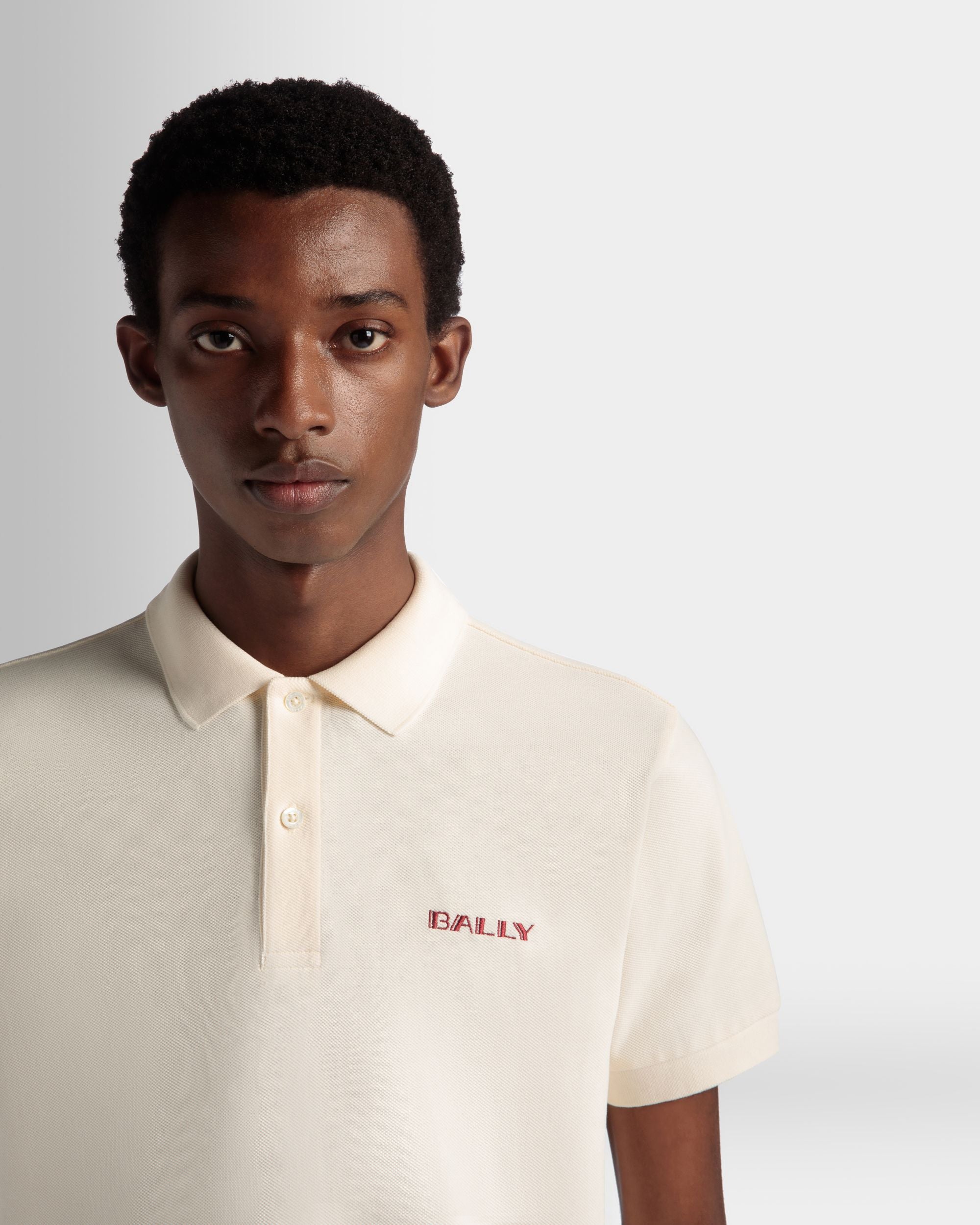 Summer Capsule Poloshirt Aus Weißer Baumwolle - Herren - Bally - 04