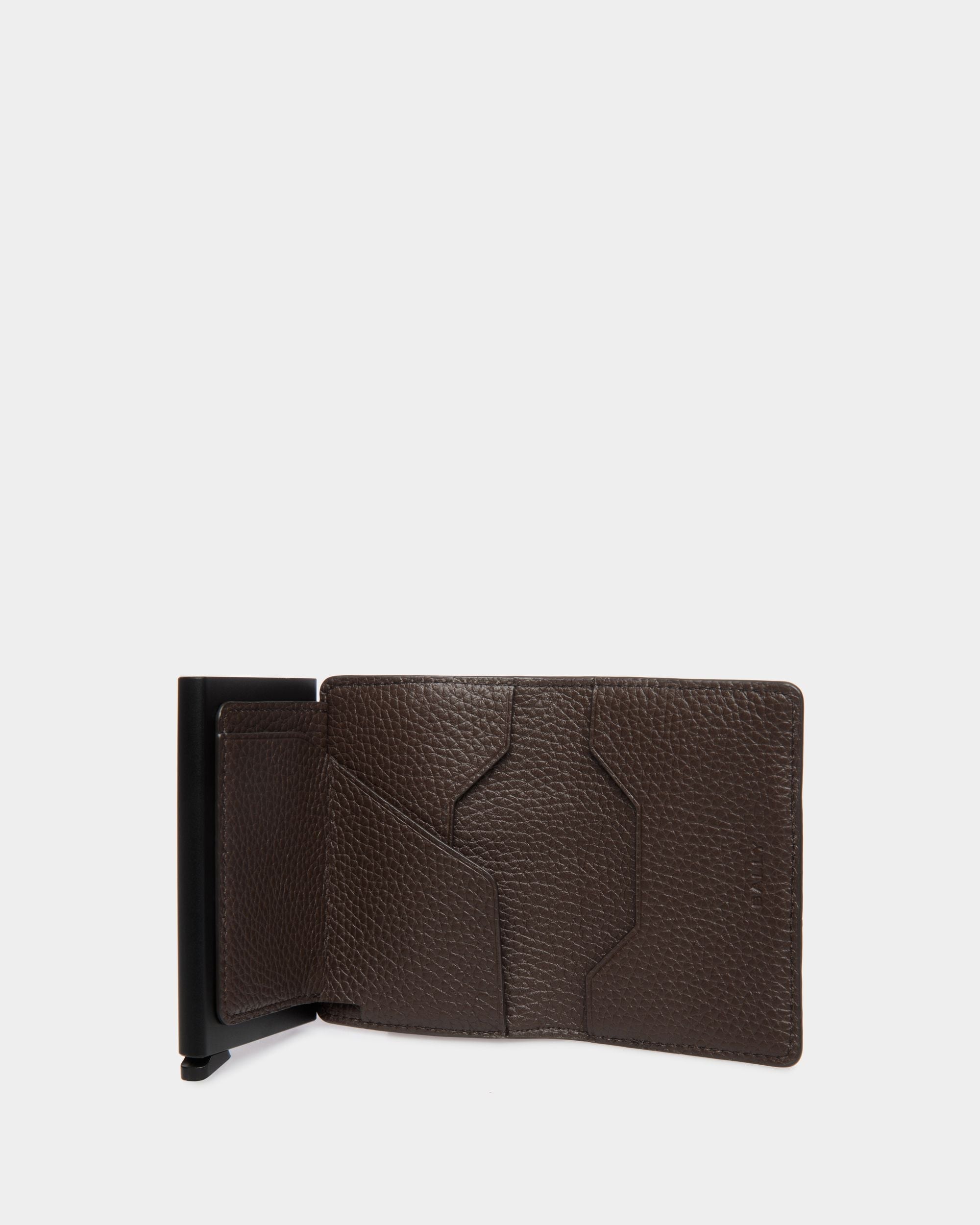 Ribbon Smart Wallet Aus Leder In Ebenholz - Herren - Bally - 03