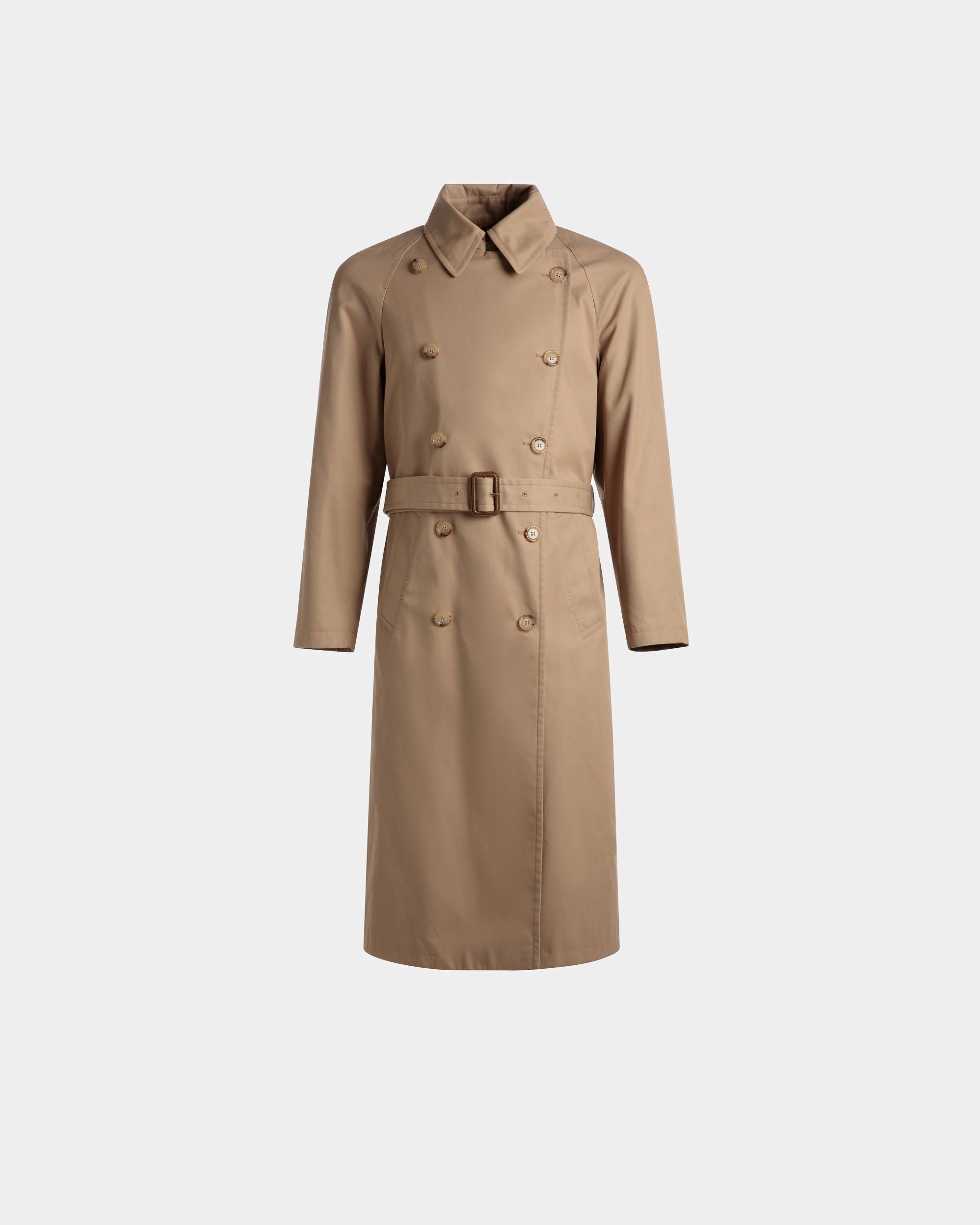 Trenchcoat Aus brauner Baumwolle - Herren - Bally - 01