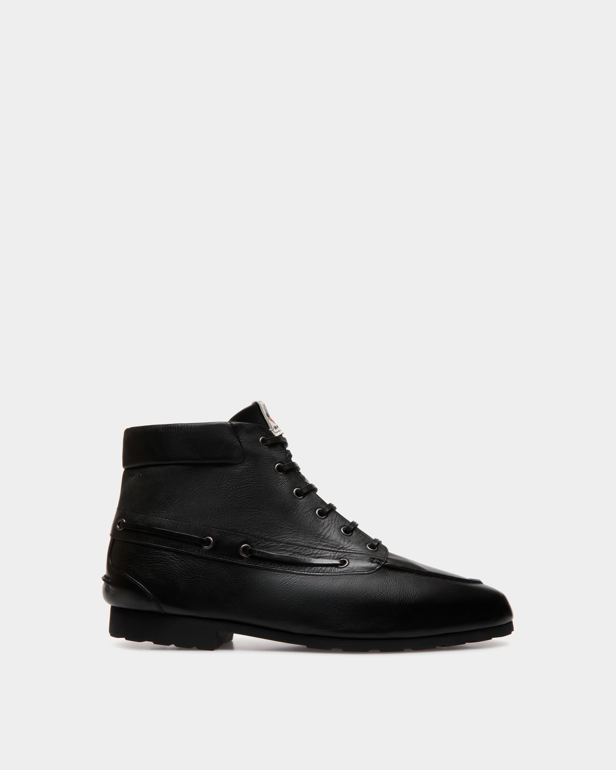 Stiefelette Plume Aus Leder In Schwarz - Herren - Bally - 01