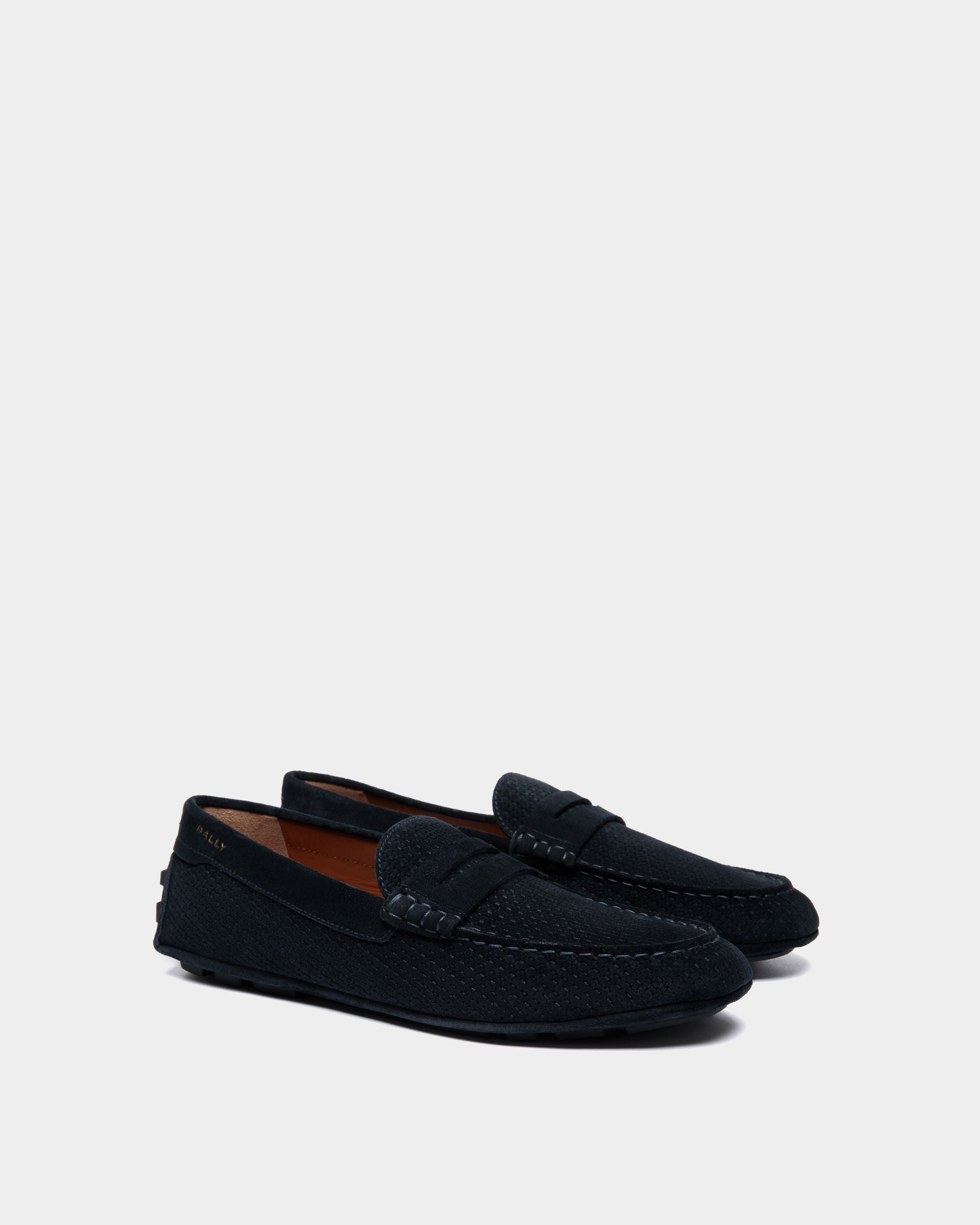 Kerbs Driver-Schuh Aus Geprägtem Veloursleder - Herren - Bally - 02