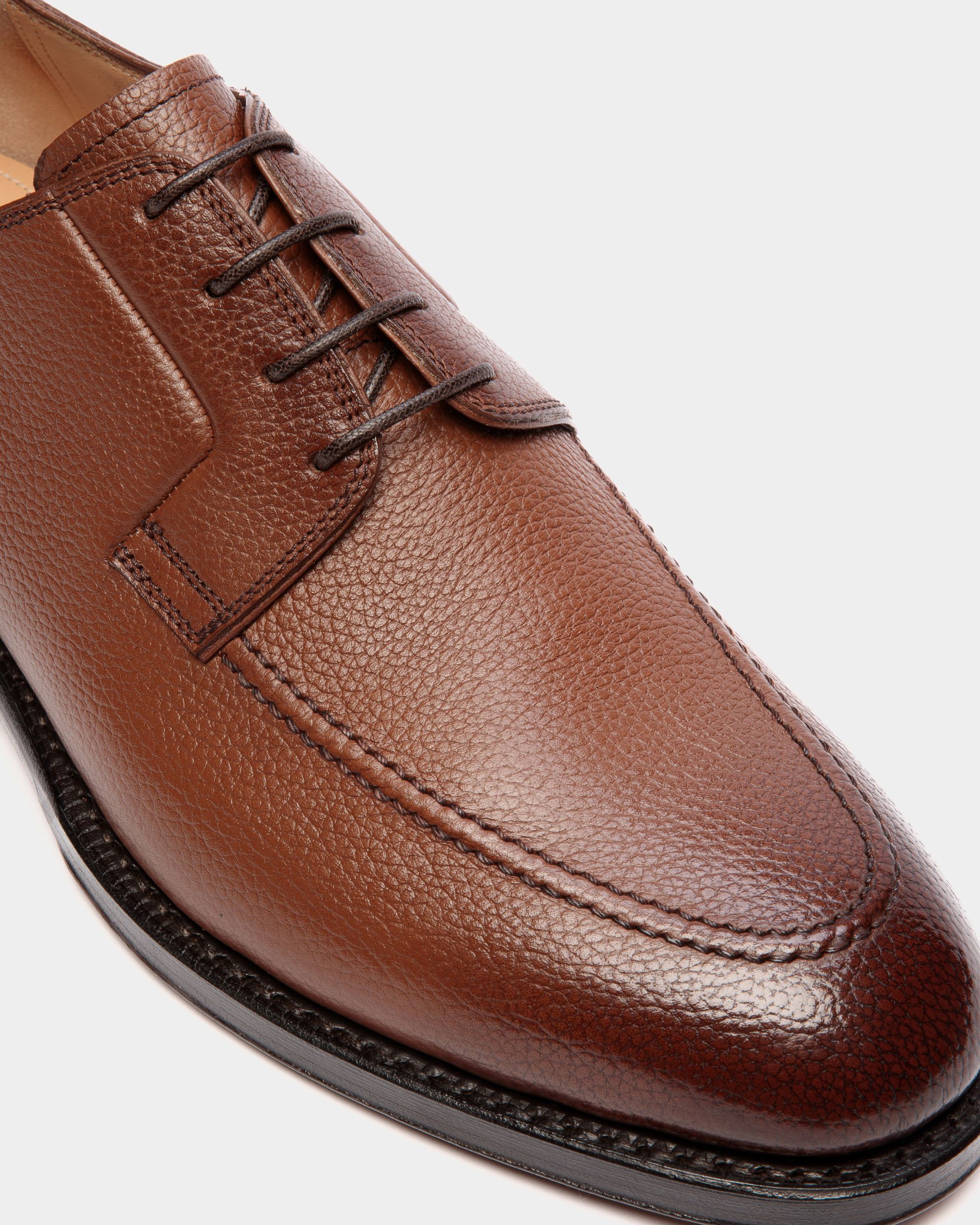 Scribe Oxford-Schuhe Aus Genarbtem Leder In Braun - Herren - Bally - 04