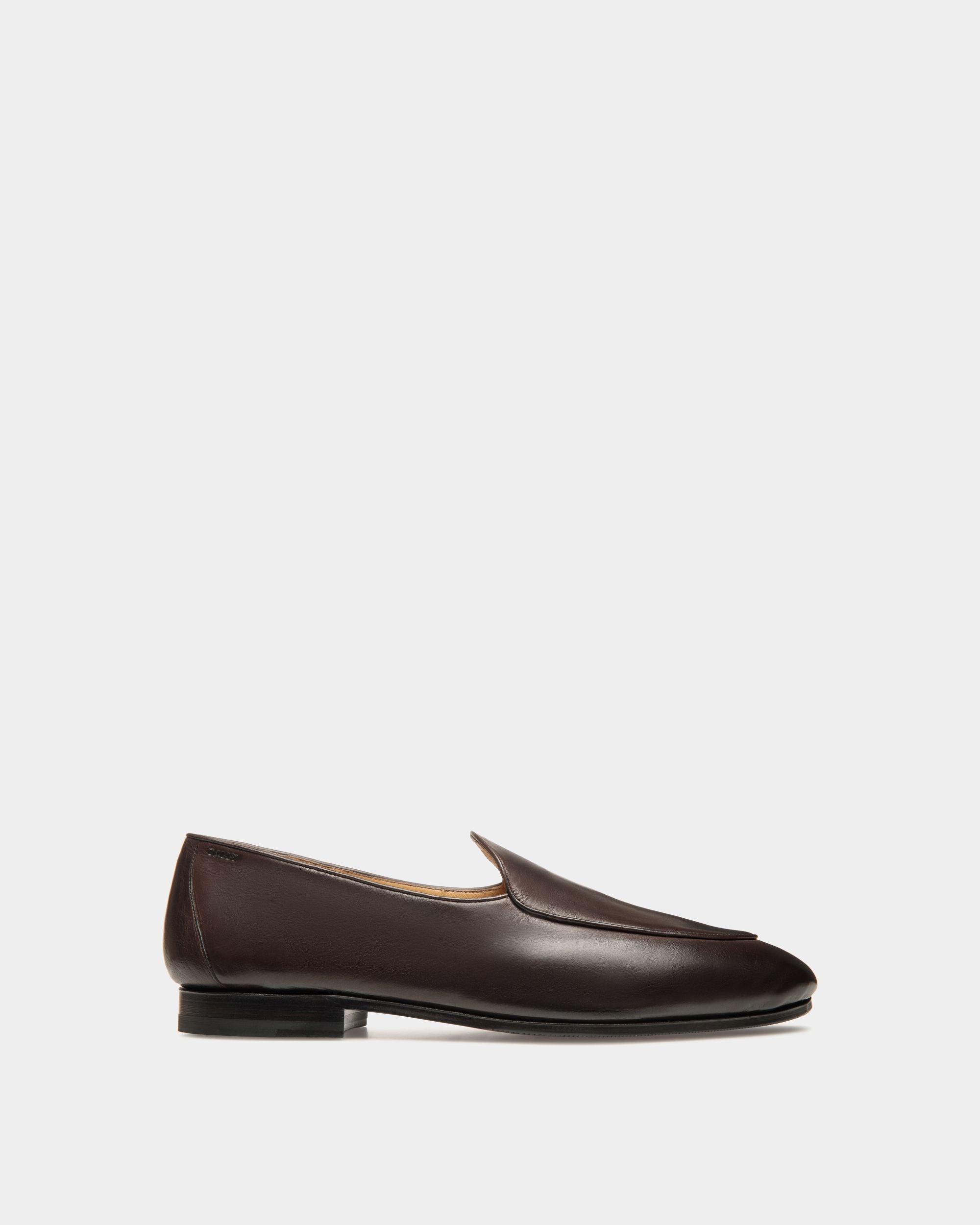 Plume Loafer Aus Leder In Ebenholz - Herren - Bally - 01