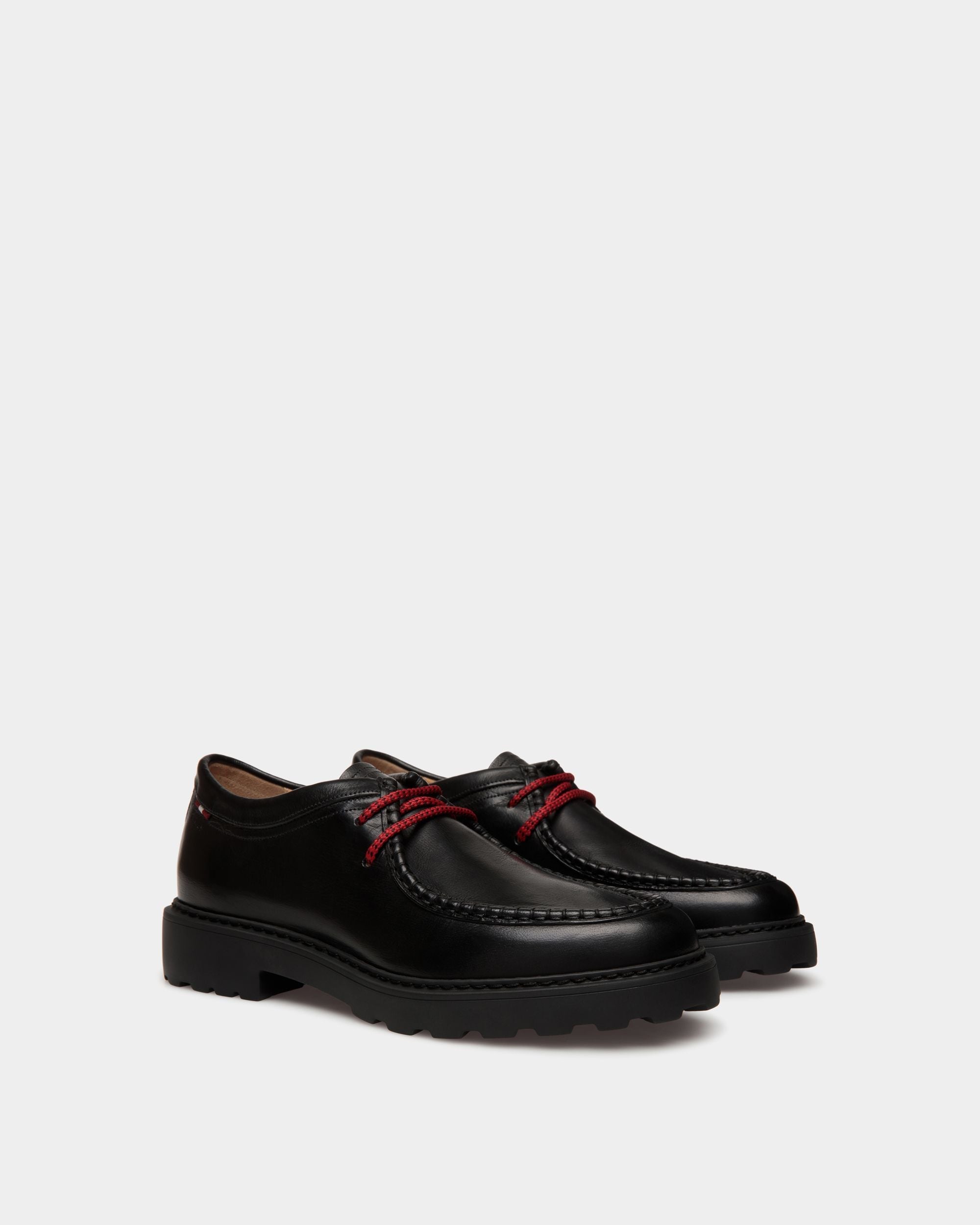 Gusto Derby in Black Leather - Herren - Bally - 02