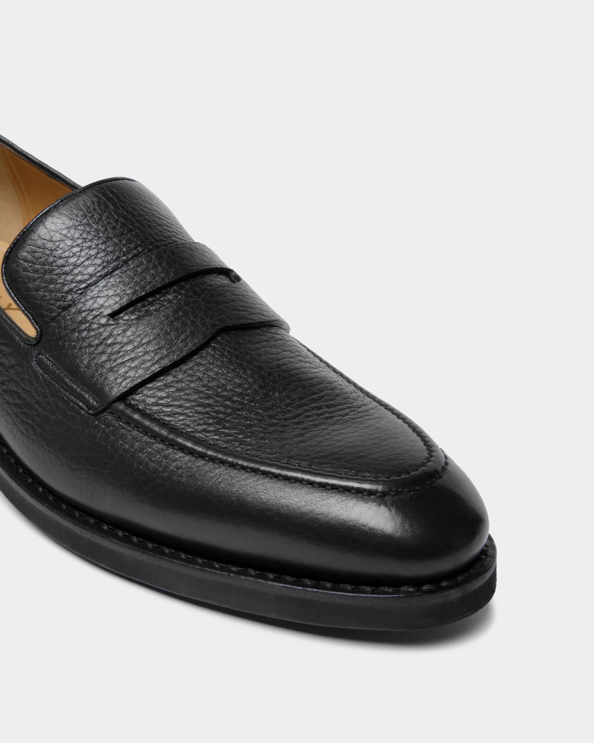 Loafer Scribe Un Aus Hirschleder In Schwarz - Herren - Bally - 05