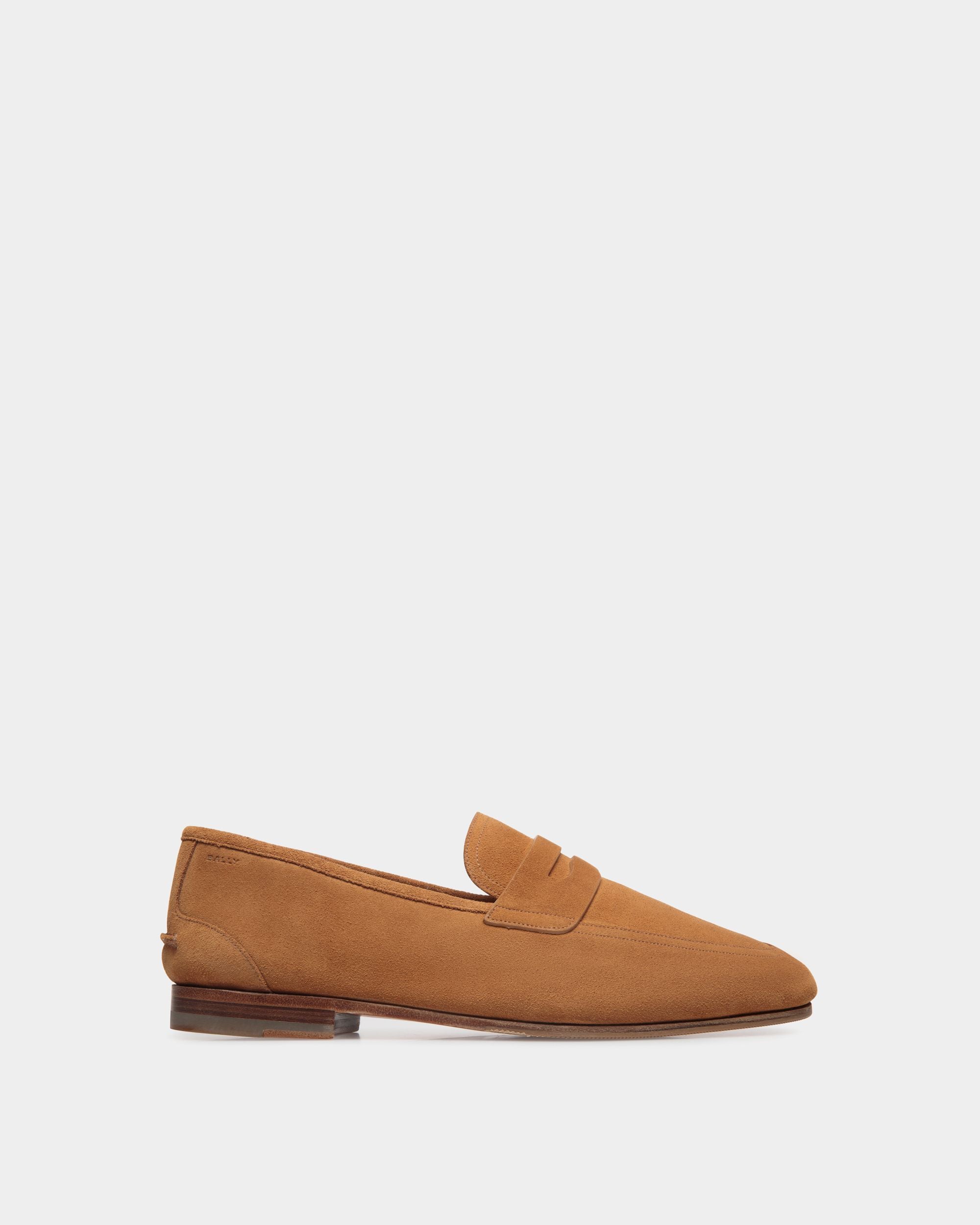 Plume Loafer Aus Braunem Veloursleder - Herren - Bally - 01