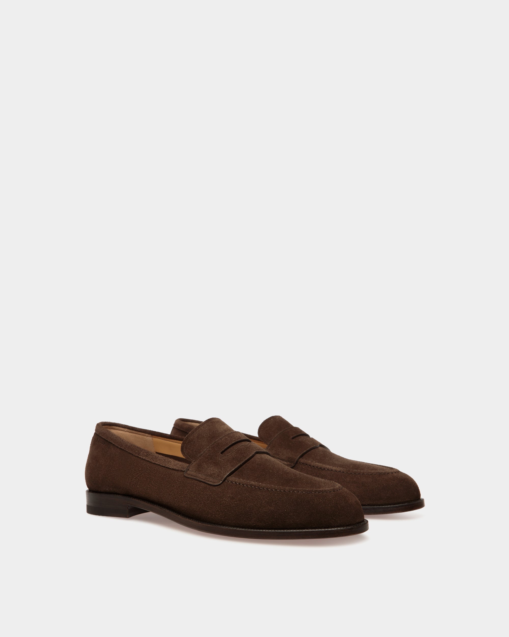 Carl Loafer Aus Veloursleder In Ebenholzschwarz - Herren - Bally - 02