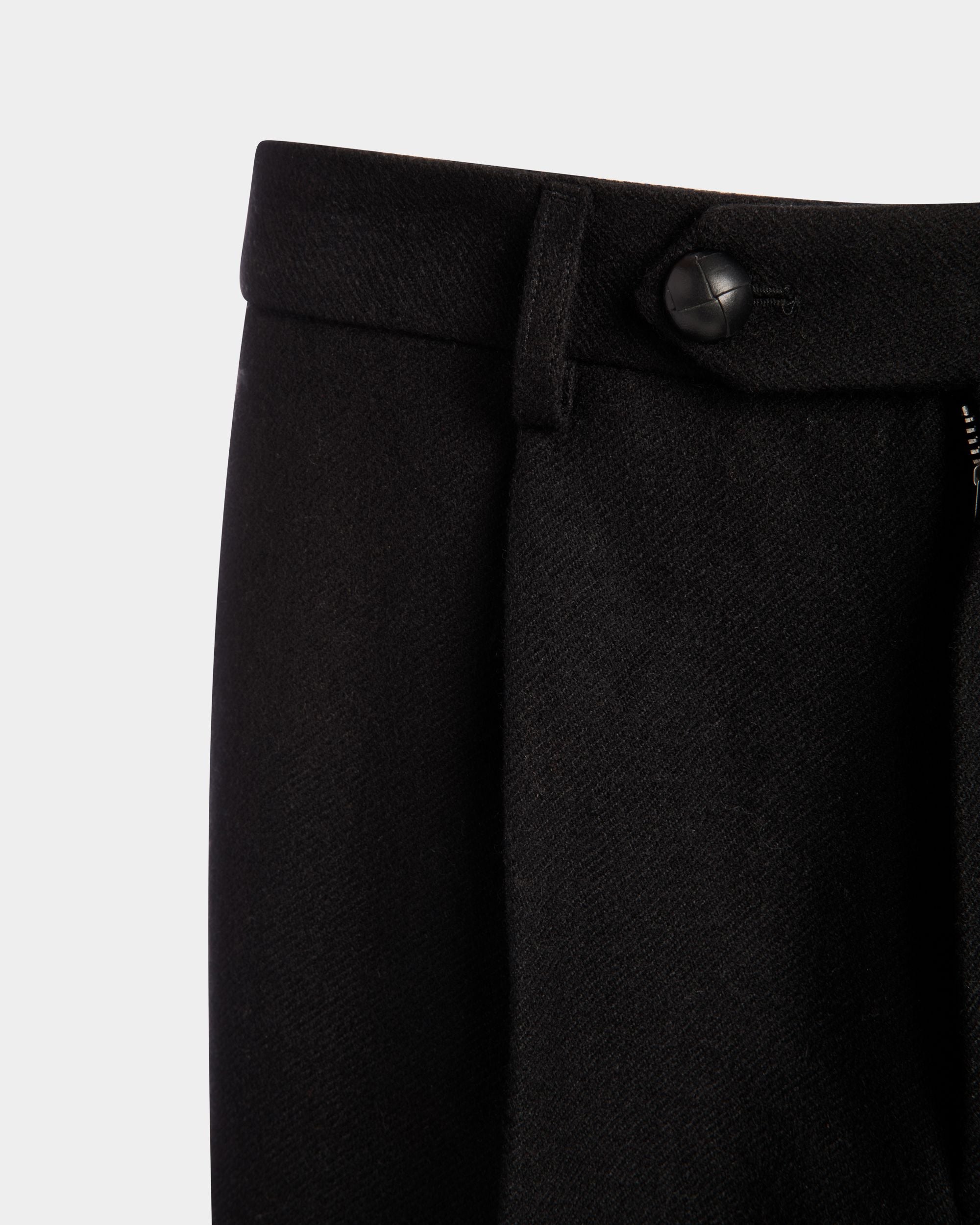 Winter Capsule Bundfaltenhose Aus Wollmix In Schwarz - Herren - Bally - 02