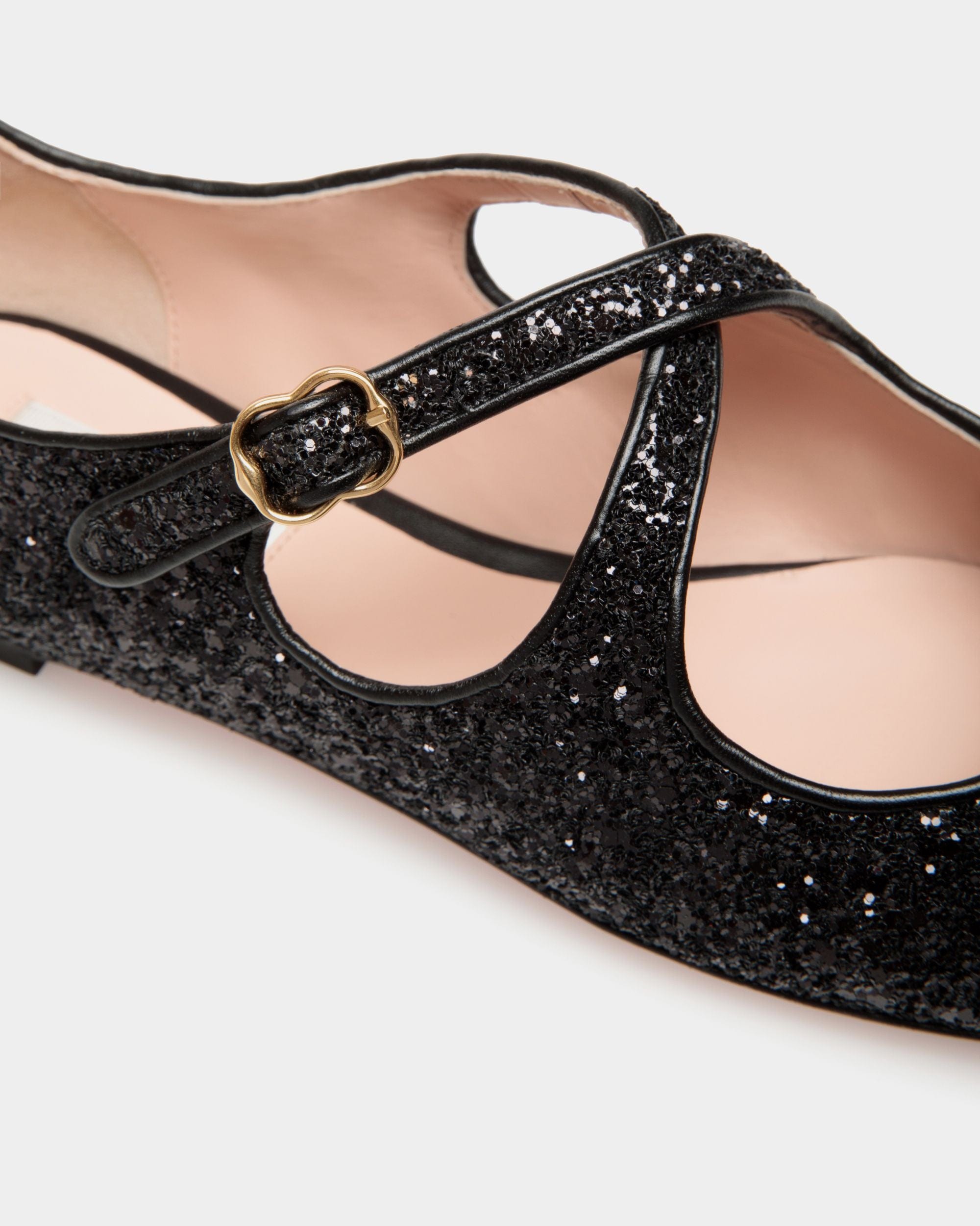 Ballyrina Ballerina Aus Glitzerstoff In Schwarz - Damen - Bally - 05