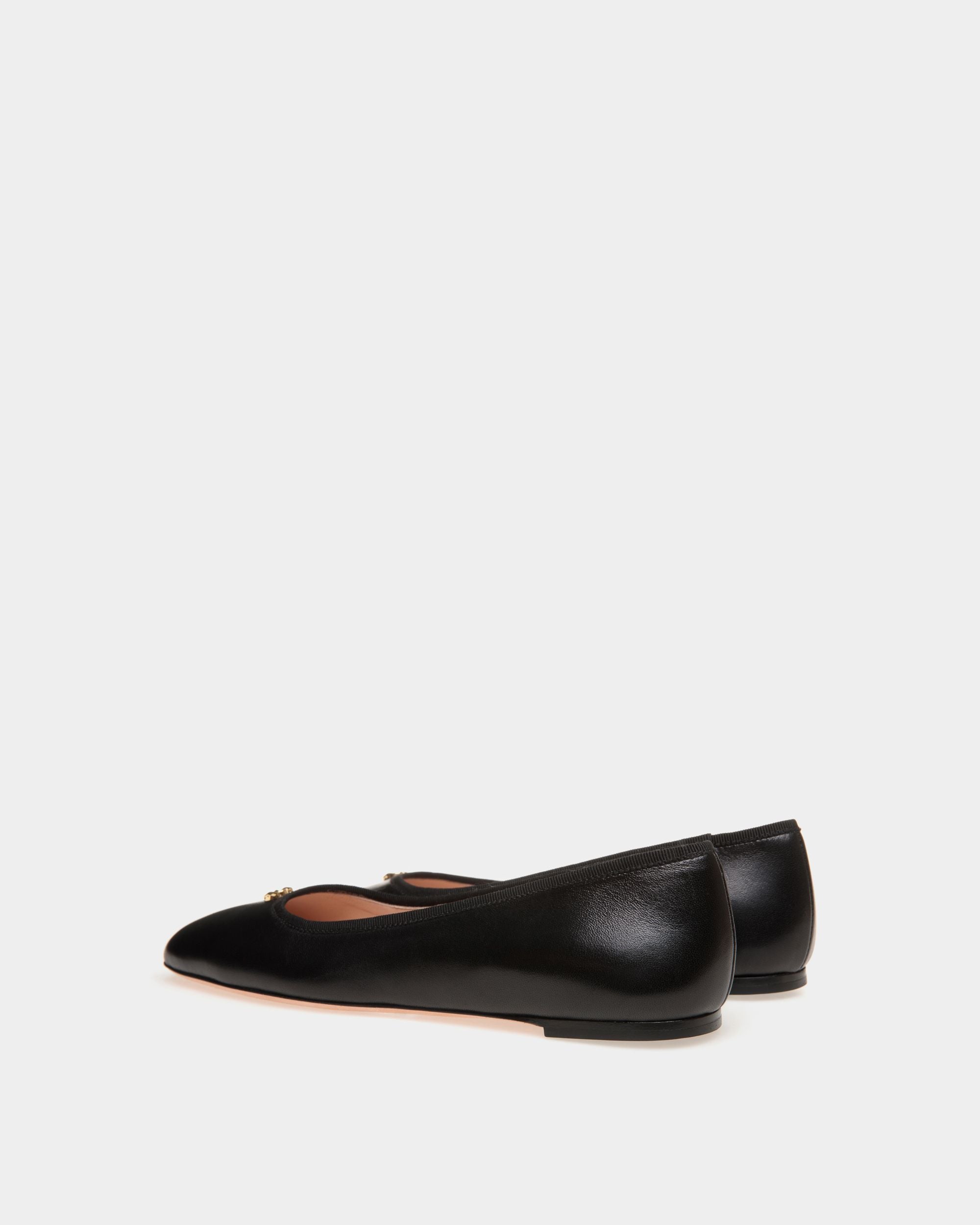 Ballyrina Ballerina Aus Nappaleder In Schwarz - Damen - Bally - 03