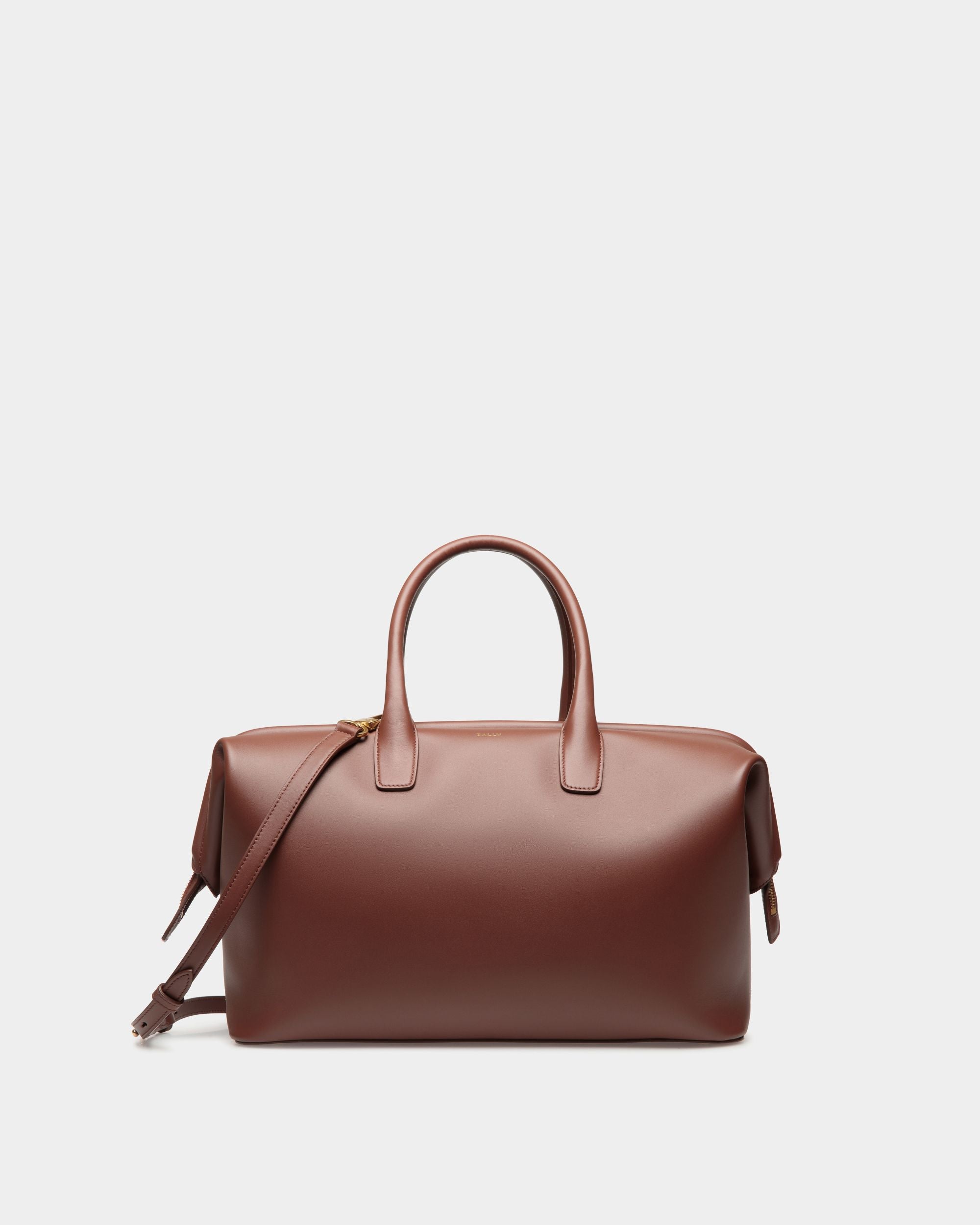 Belle Henkeltasche Aus Leder In Braun - Damen - Bally - 01