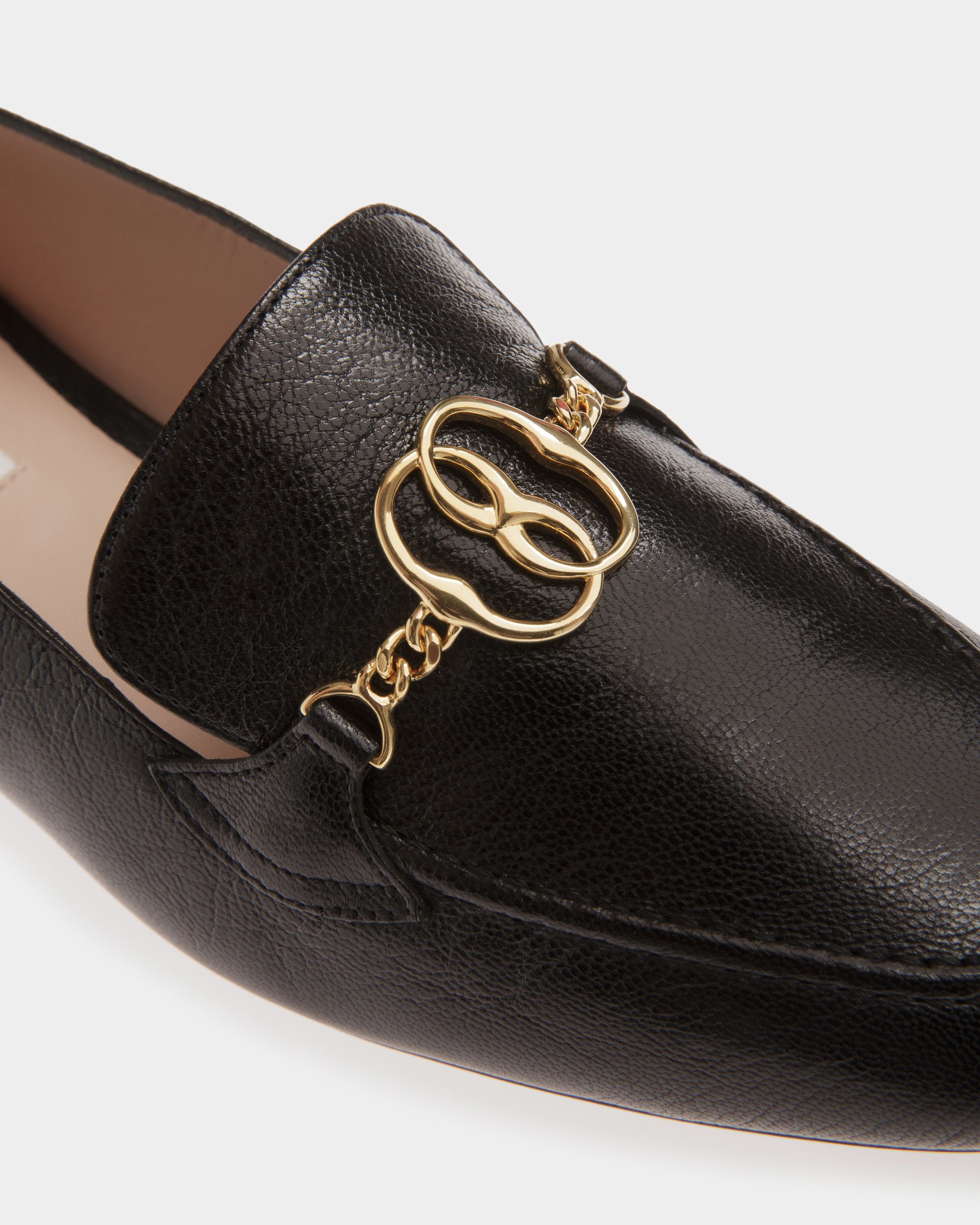 Daily Emblem Loafer Aus Leder In Schwarz - Damen - Bally - 04