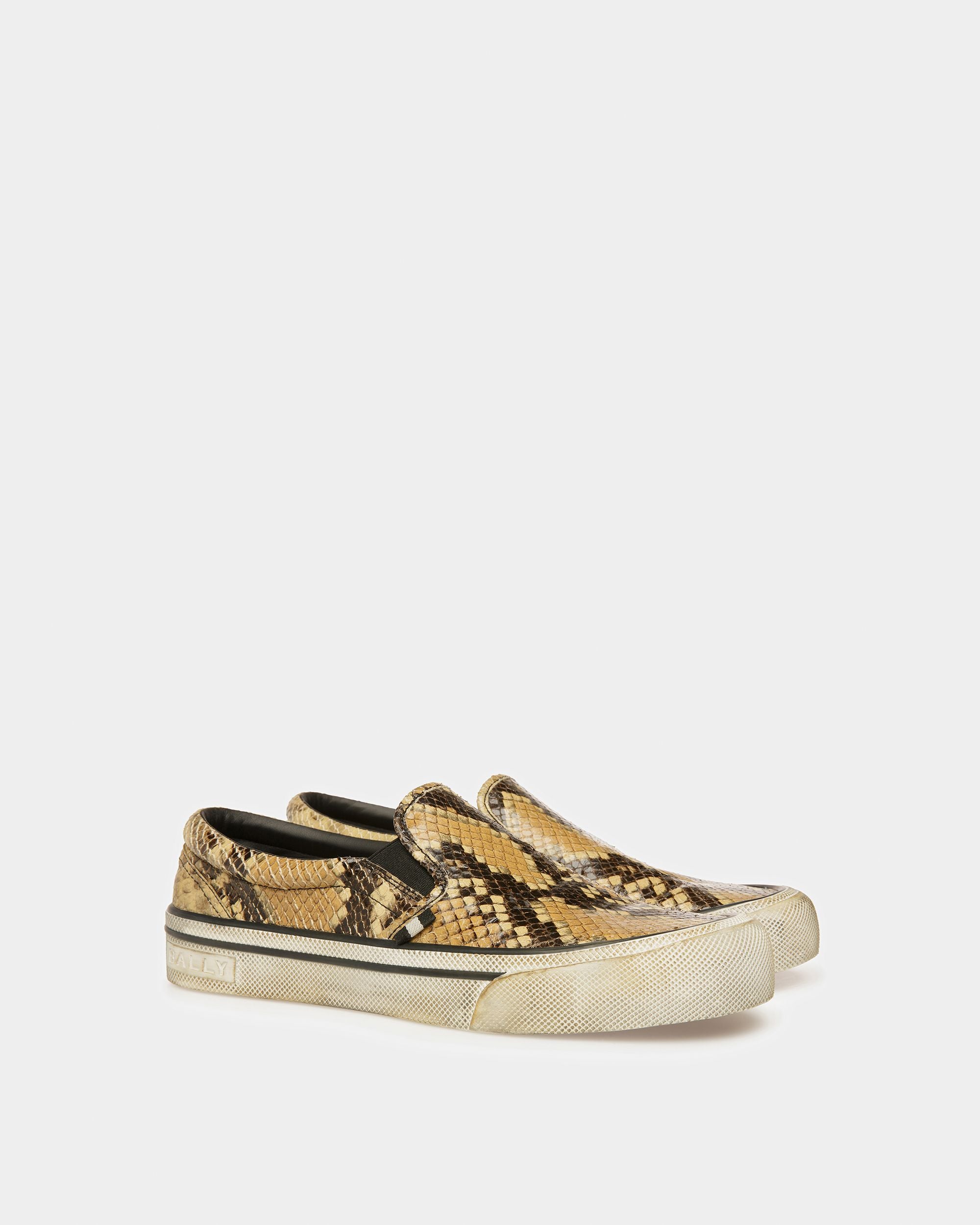 Santa Ana Schlupf-Sneaker Mit Python-Print - Damen - Bally - 08