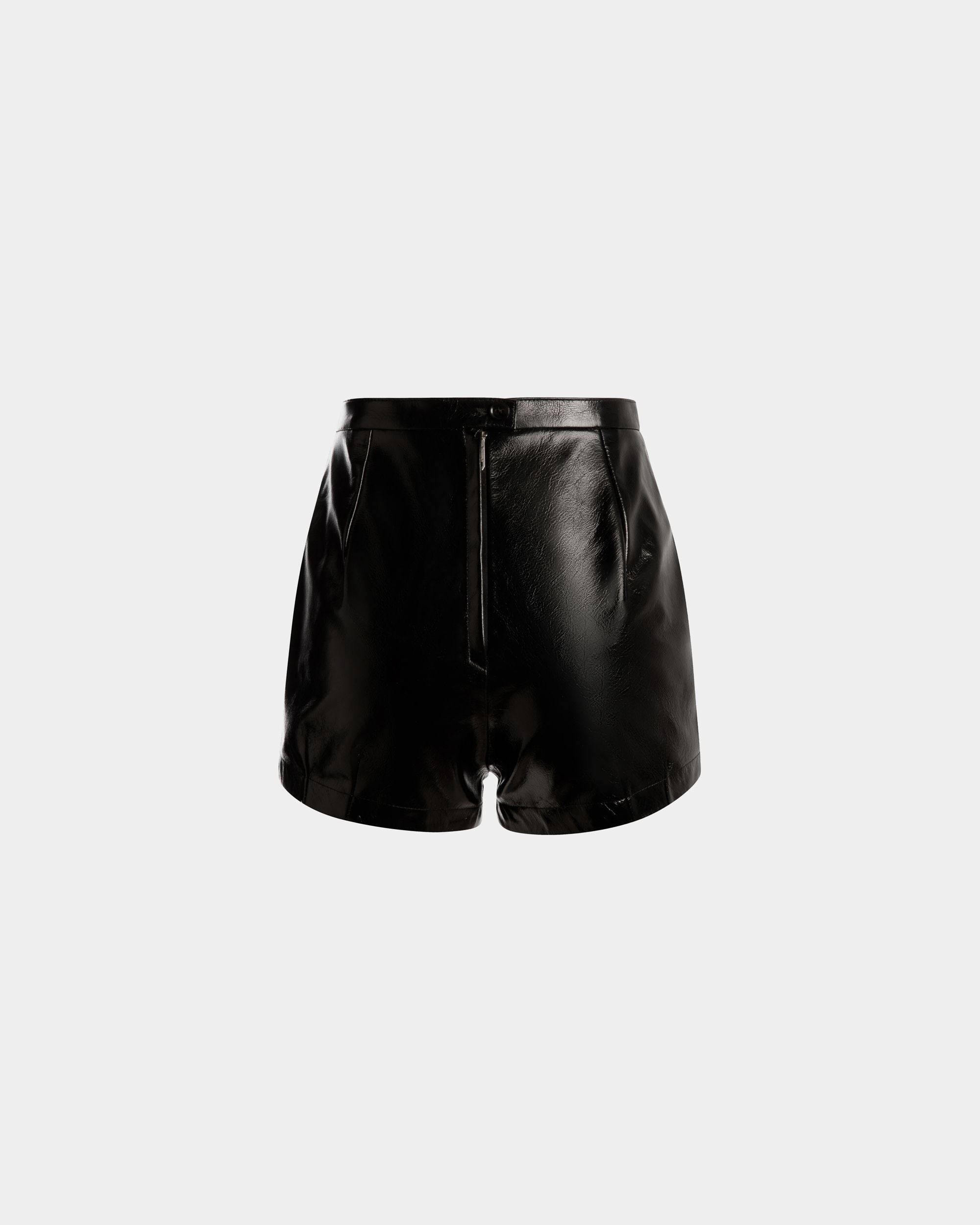 Shorts Aus Leder In Schwarz - Damen - Bally - 03