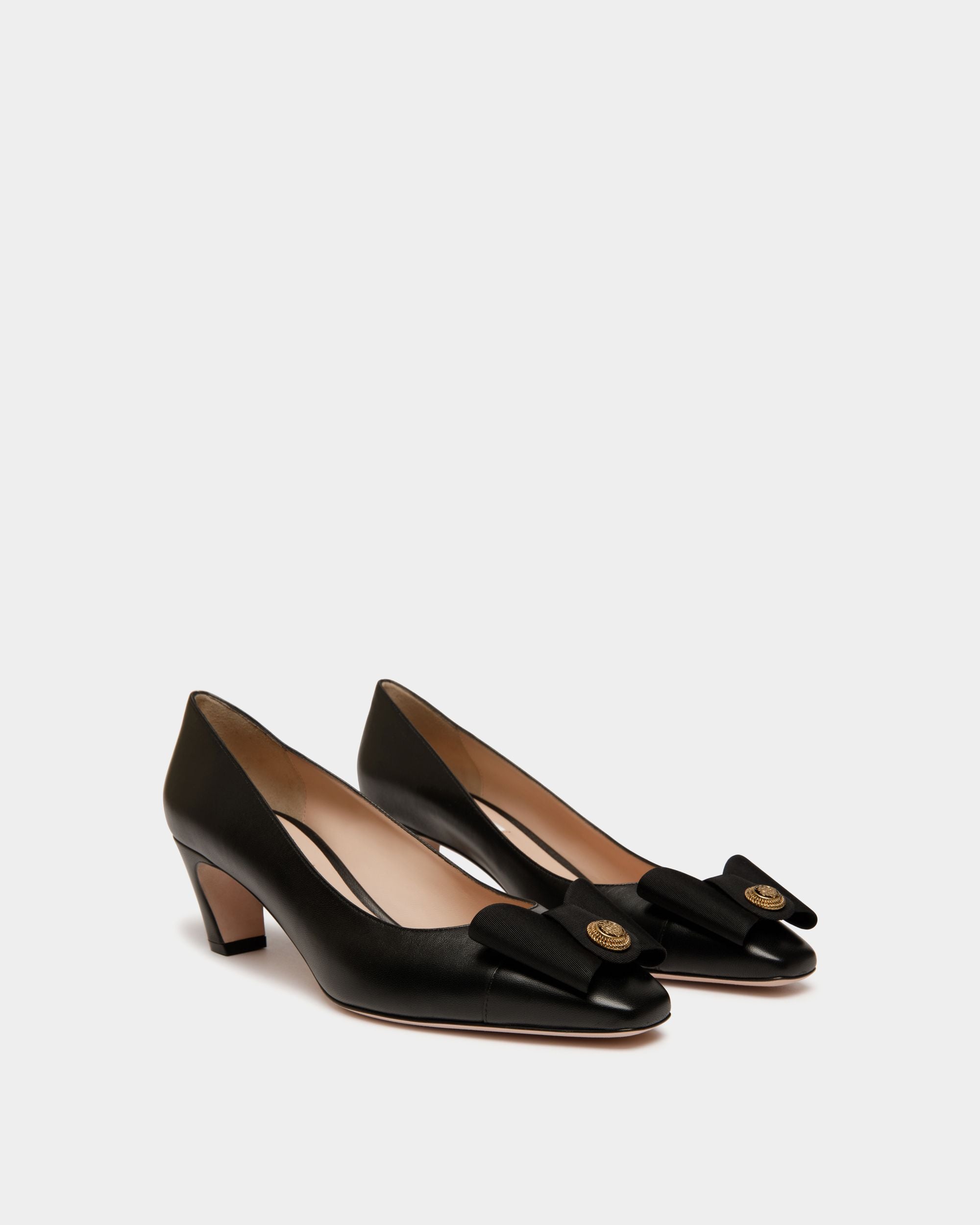 Pumps B-Bow Aus Leder In Schwarz - Damen - Bally - 02